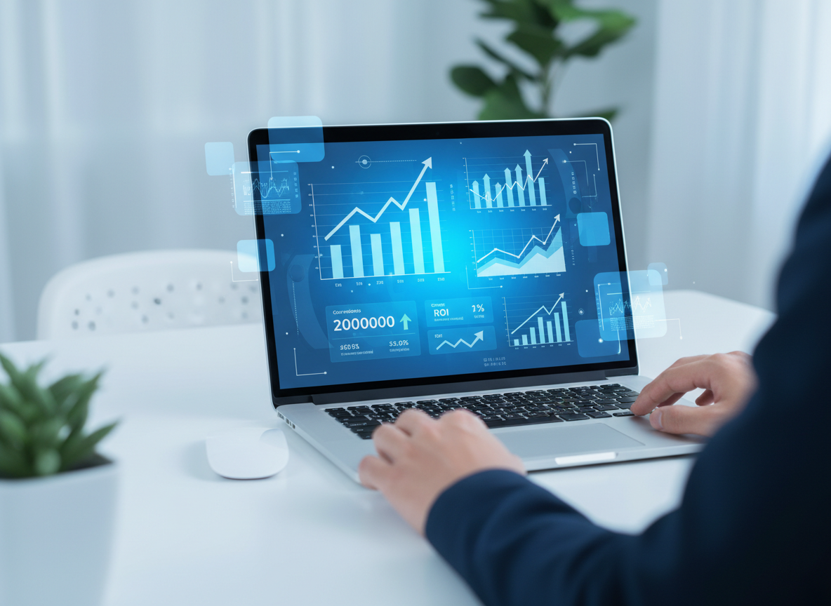 広告運用のデータ分析画面